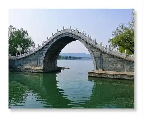 颐和园玉带桥.