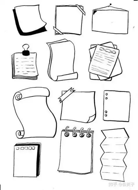 读书笔记边框简笔画读书笔记边框简笔画简单漂亮