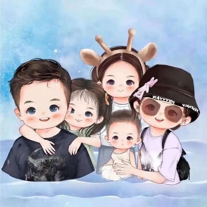 一家五口头像来啦 最好的家风:小事原谅,大事商量,不争高低,不翻旧账