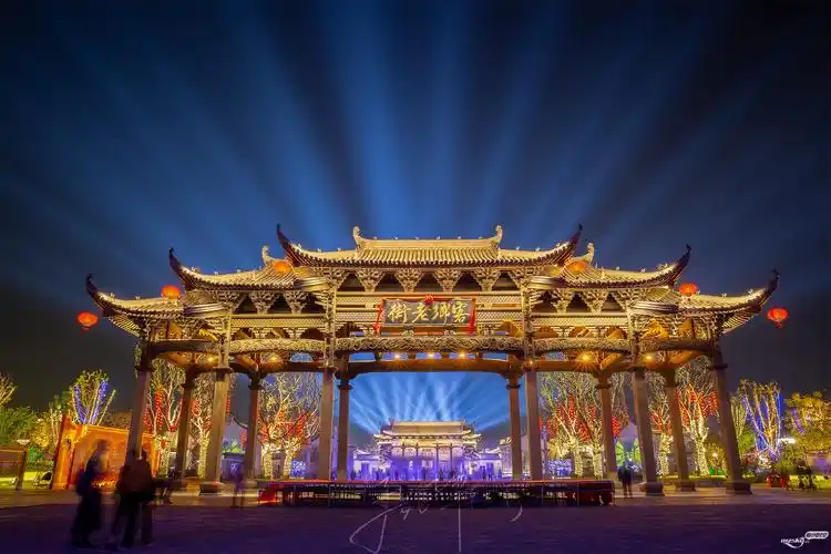 客都人家夜景图 - 往事随风专版 梅州时空