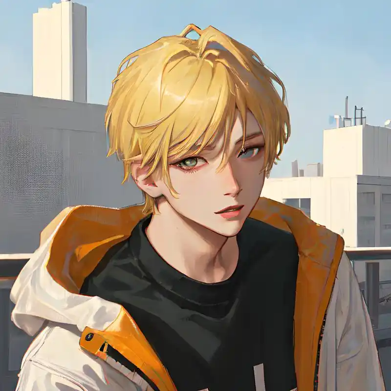 阳光动漫头像男治愈