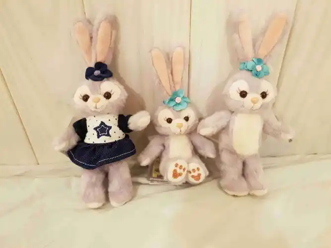 日本东京迪士尼 达菲好朋友 duffy 牛仔史黛拉兔 stellalou 钥匙圈