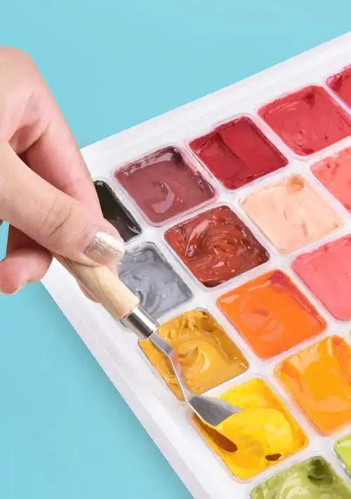 青竹水粉颜料果冻套装80ml100ml42色艺考集训联考美术套装水粉画颜料