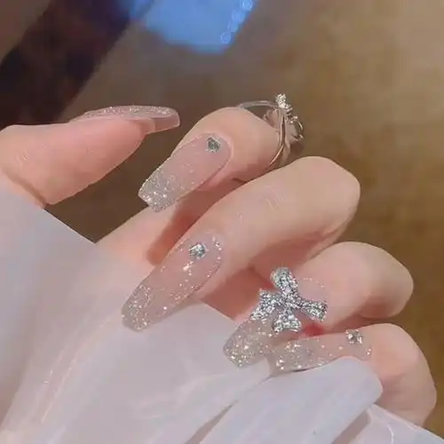 指甲贴t片穿戴甲美甲法式同款网红爆款2021新年成品定制拆卸产品