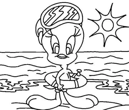 风景简笔画-e学堂简笔画夏天的景色儿童简笔画夏天沙滩夏天荷花风景