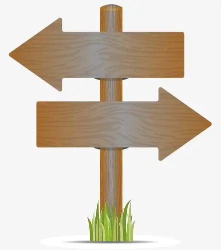 左右头像左右对比箭头木板