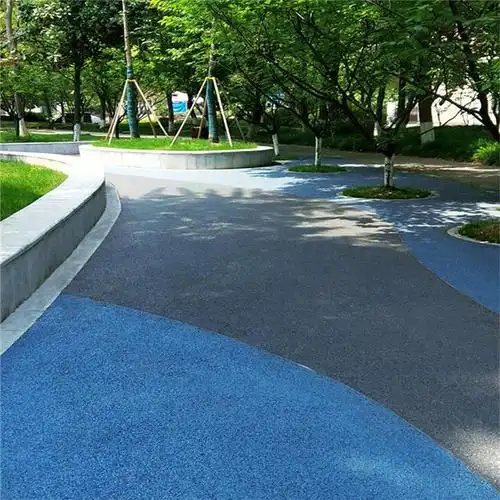 无砂大孔天然露骨料彩色透水混凝土地坪材料凝胶增强剂