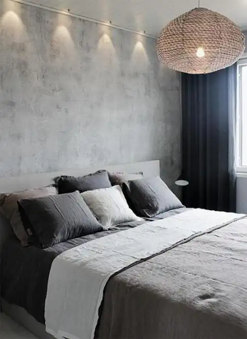 如此简约的水泥灰 墙面刷白的装饰你会喜欢吗?