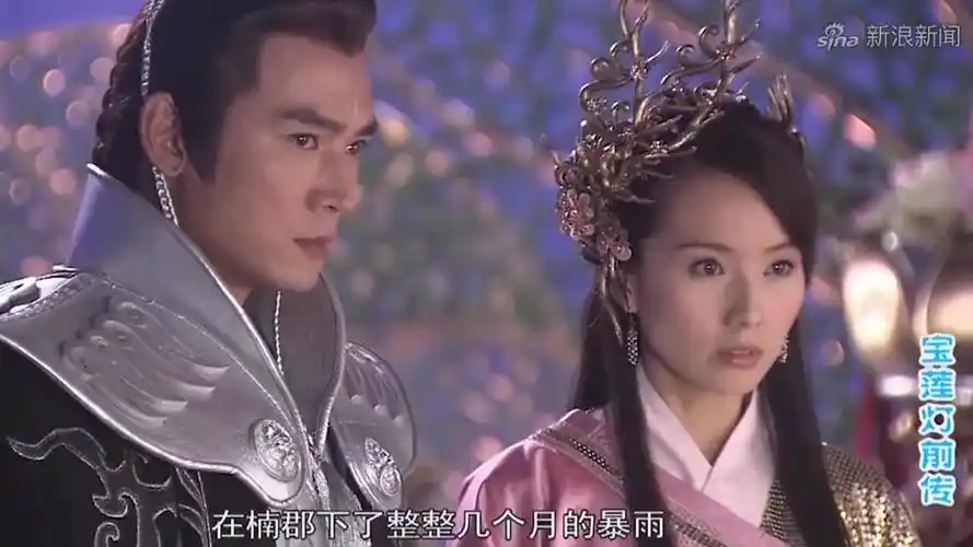 宝莲灯:玉帝欲惩罚寸心,杨戬直接亮出兵器,吓得玉帝连忙认怂