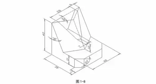 autocad绘图练习题4