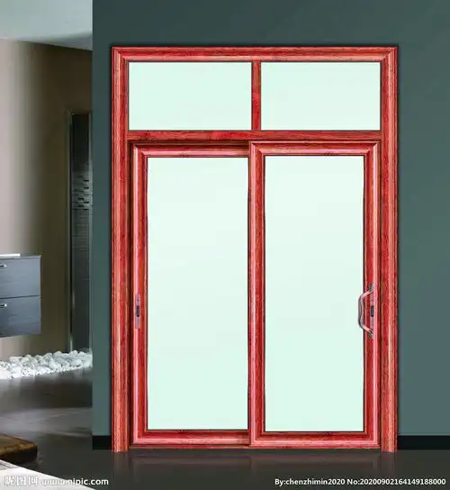 红酸枝推拉门效果图图片