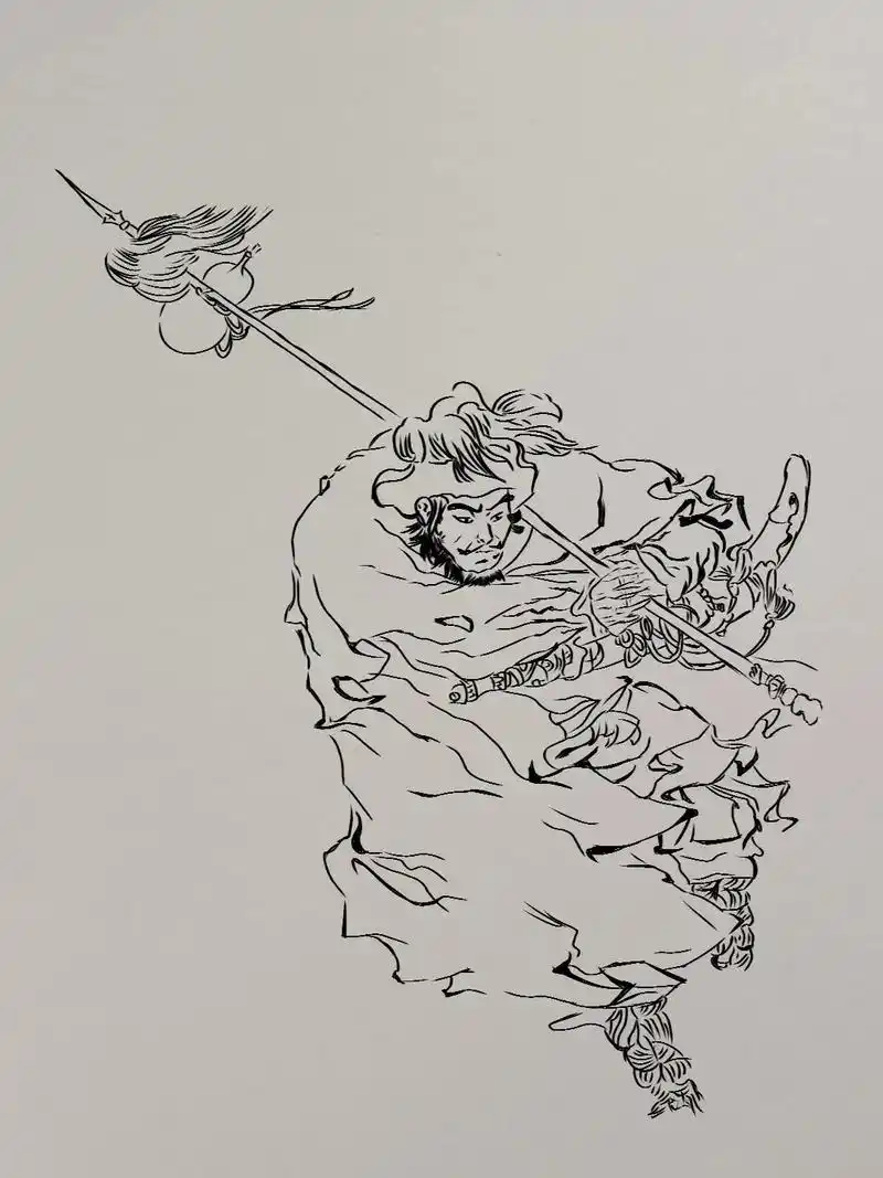 "八十万禁军枪棒教头"——-林冲#林冲 #水浒传 - 抖音