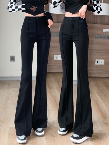 黑色喇叭裤女秋季