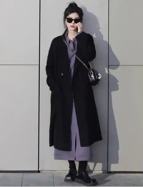 黑色搭配这7个颜色好看,不沉闷有高级感_look_紫色_粉色