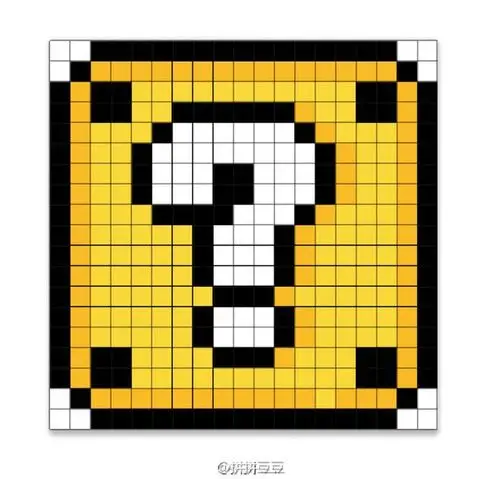 其实一直觉得超级玛丽灰常好看~ #拼拼豆豆