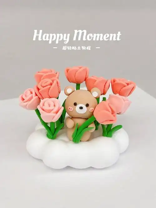 粘土手工摆件大合集!喜欢收藏和孩子一起做吧#超轻粘土