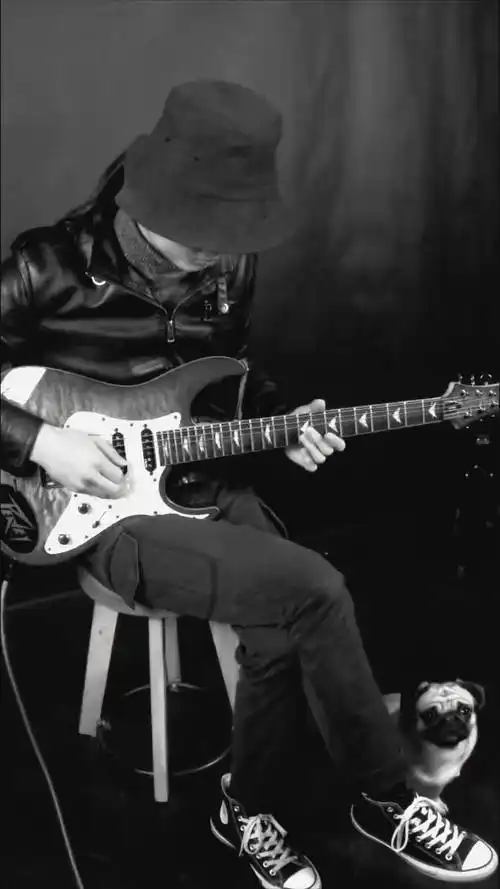 不管你拥有什么我们生来就是孤独第一次弹电吉他好紧张吉他独奏民