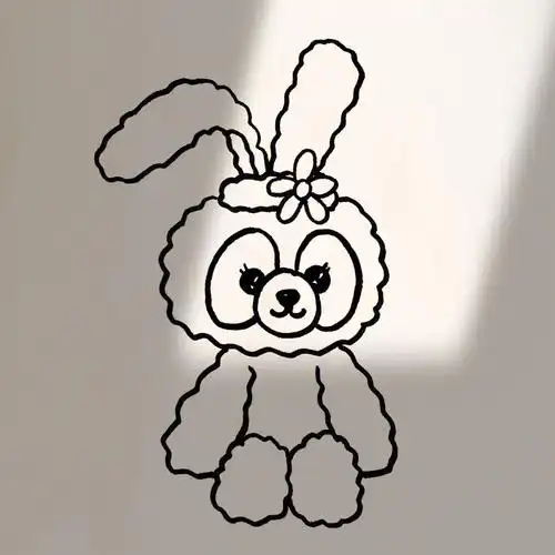 黑白线稿星黛露大家喜欢嘛附教程