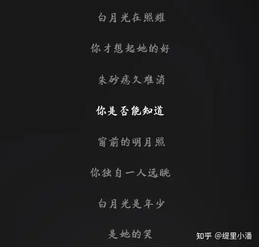 你如何看待《白月光与朱砂痣》这首歌? - 知乎