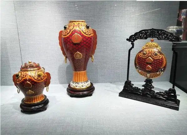 恭王府·乐道堂举办的"丝路撷珍——铜胎掐丝珐琅艺术大展"