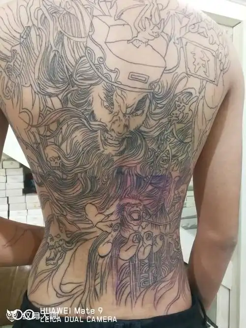 阎王_纹身图案手稿图片_飞扬阿德的纹身作品集