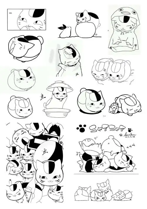 橡皮章/雕刻橡皮刻章图纸 a4 素材 动漫 激光打印 (简系列)