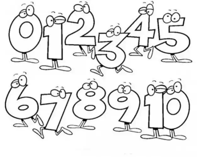 创意数字0到9个性数字图案创意数字设计