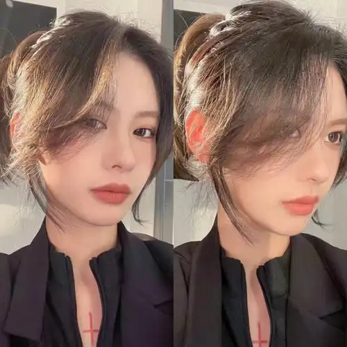 免打理八字刘海