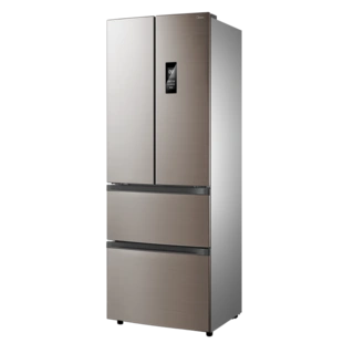 美的智能319l四开门4门家用电冰箱