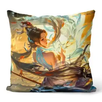 王者荣耀抱枕定制游戏周边卡通动漫抱枕diy定制创意礼物靠垫枕头 大乔