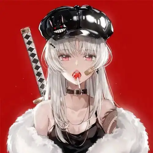 二次元动漫女生头像摸摸小猪头万事不用愁