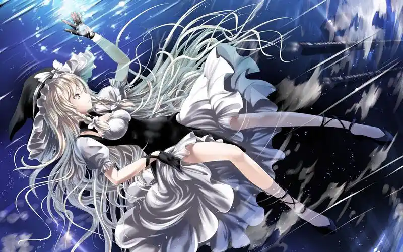 精选日本动漫雾雨魔理沙卡通美女高清图片素材桌面壁纸下载