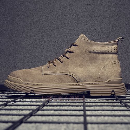 46码大码大脚男式运动休闲鞋45码以上靴子男鞋秋季马丁靴英伦风内增高