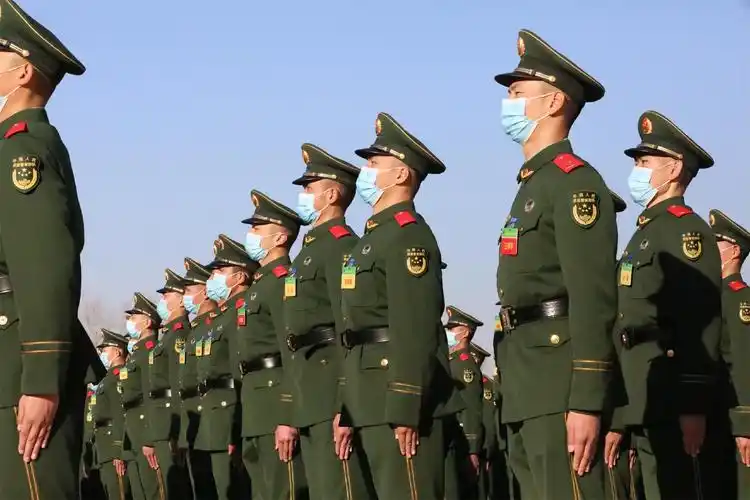 北京武警举行新兵授衔仪式|武警|北京市_新浪新闻