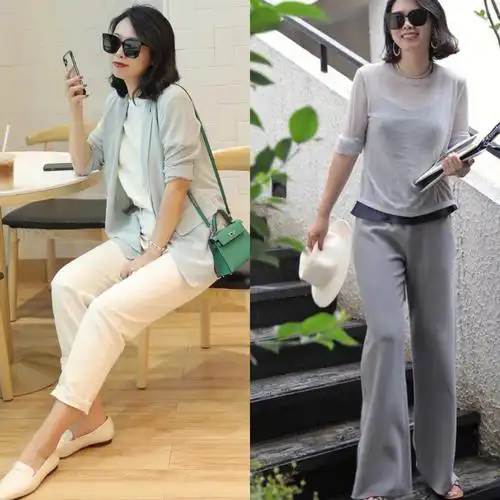 最适合夏季的穿搭示范40女人穿真太好看了