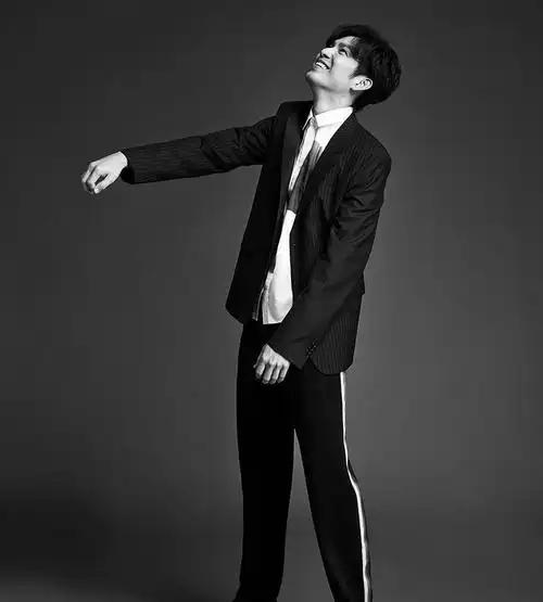 沉稳帅哥钟汉良时尚儒雅黑白艺术照明星写真_高清图集_新浪网