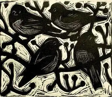 刀痕韵味国外木刻版画作品欣赏