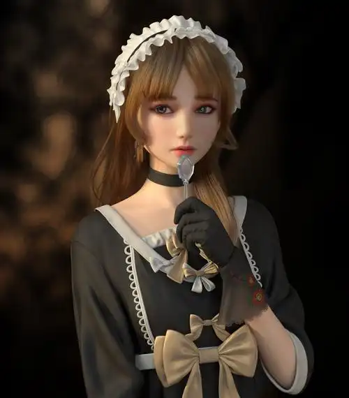 非常出色的一组3d人物建模作品!