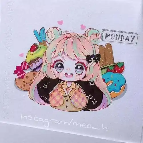 萌化少女心的q版马克笔漫画老夫的少女心爆棚了