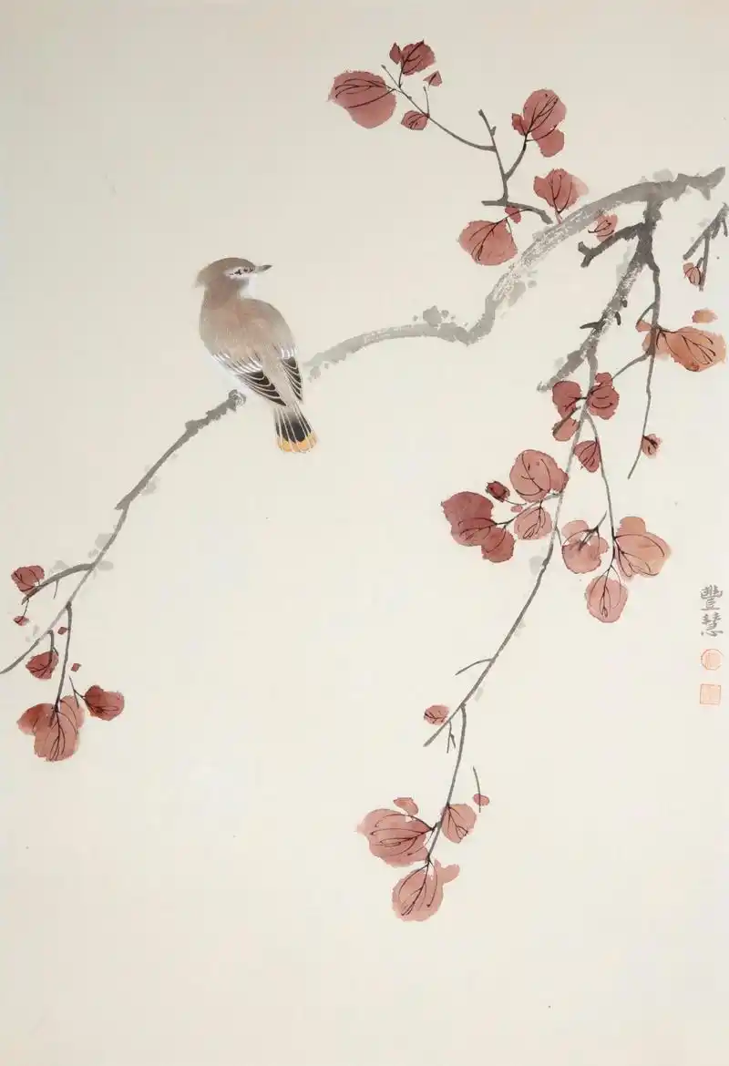 「艺惠藏」丰慧花鸟画作品新作赏析