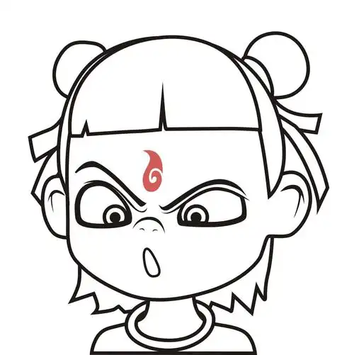 收藏起来慢慢画哪吒简笔画魔童降世哪吒简笔画简笔画小哪吒的画法可爱