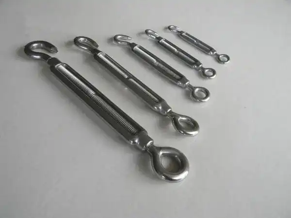 花篮螺丝 304不锈钢花蓝螺丝 开体花兰 钢丝绳拉紧器 oc型 m4