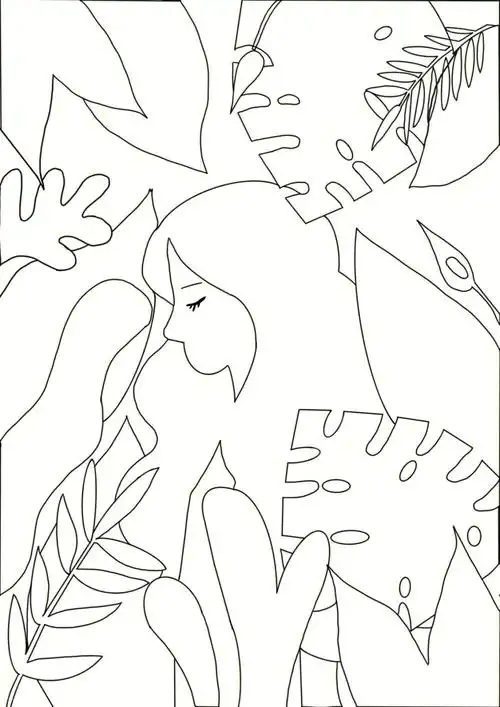 植物组画插画练习