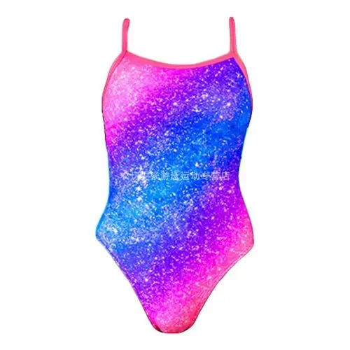 jkuss韩国正品三角连体游泳衣专业高开叉低阻细带连体泳衣