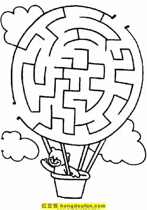 8张3到6岁孩子们喜欢的简单迷宫游戏图片免费下载