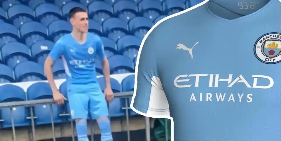 曼城2122主场球衣谍照曝光