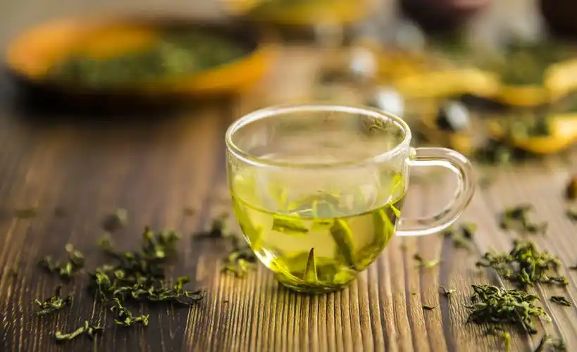 茶餐厅茶叶泡茶喝茶背景图片