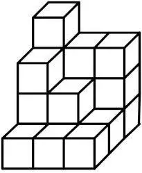 正方形的立体画简笔画