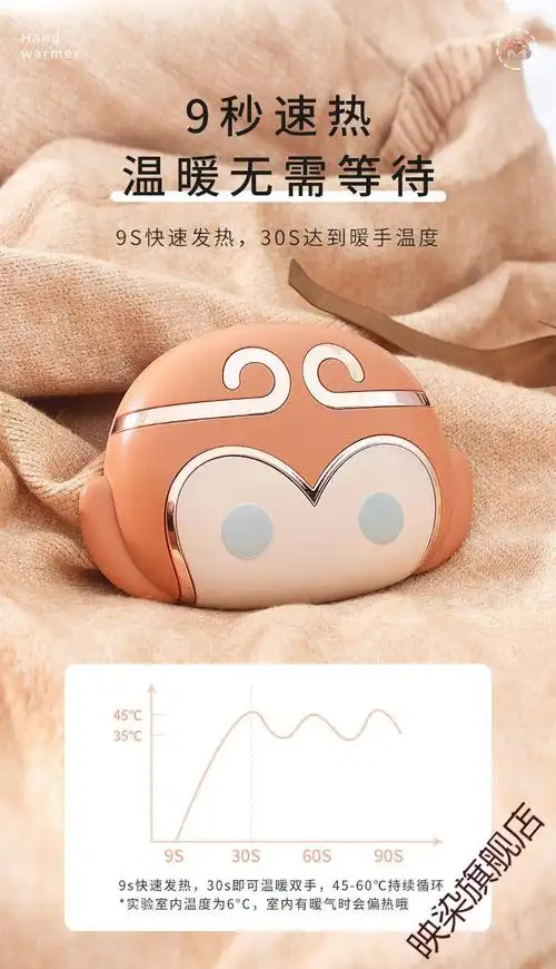 萌系暖手宝usb充电式暖手宝便携式迷你可爱暖宝宝冬季保暖神器女学生