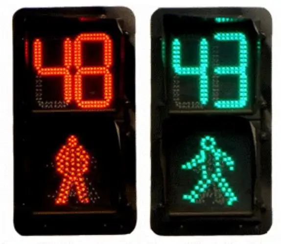 400两联体双倒双人交通信号灯